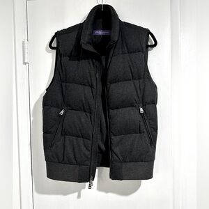Ralph Lauren Purple Label - Herringbone Down Vest